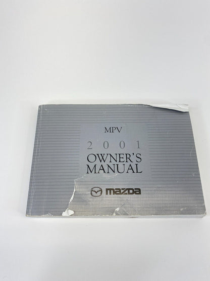 2001 01 Mazda MPV Owners Warranty Information Manual Book Guide OEM