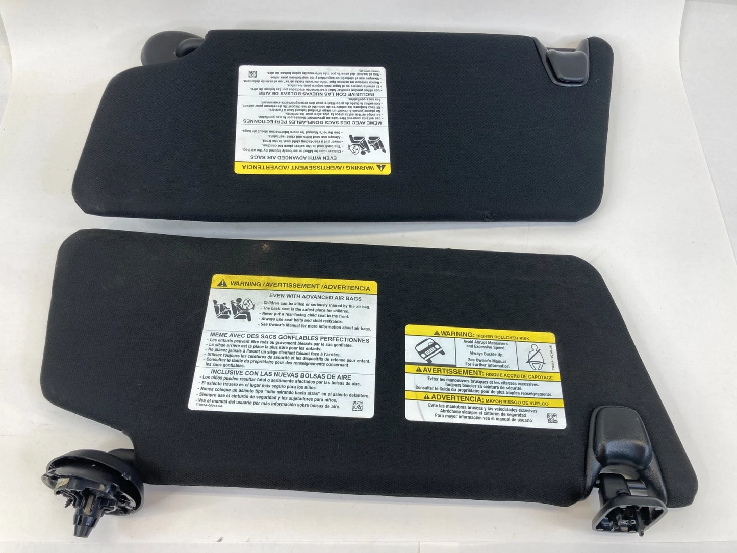 16-19 FORD EXPLORER INTERCEPTOR UTILITY LEFT & RIGHT SUNVISOR SET SUN VISOR OEM