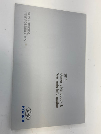2014 Hyundai Santa Fe Owner's Guide Manual Book Information Set W/ Case OEM