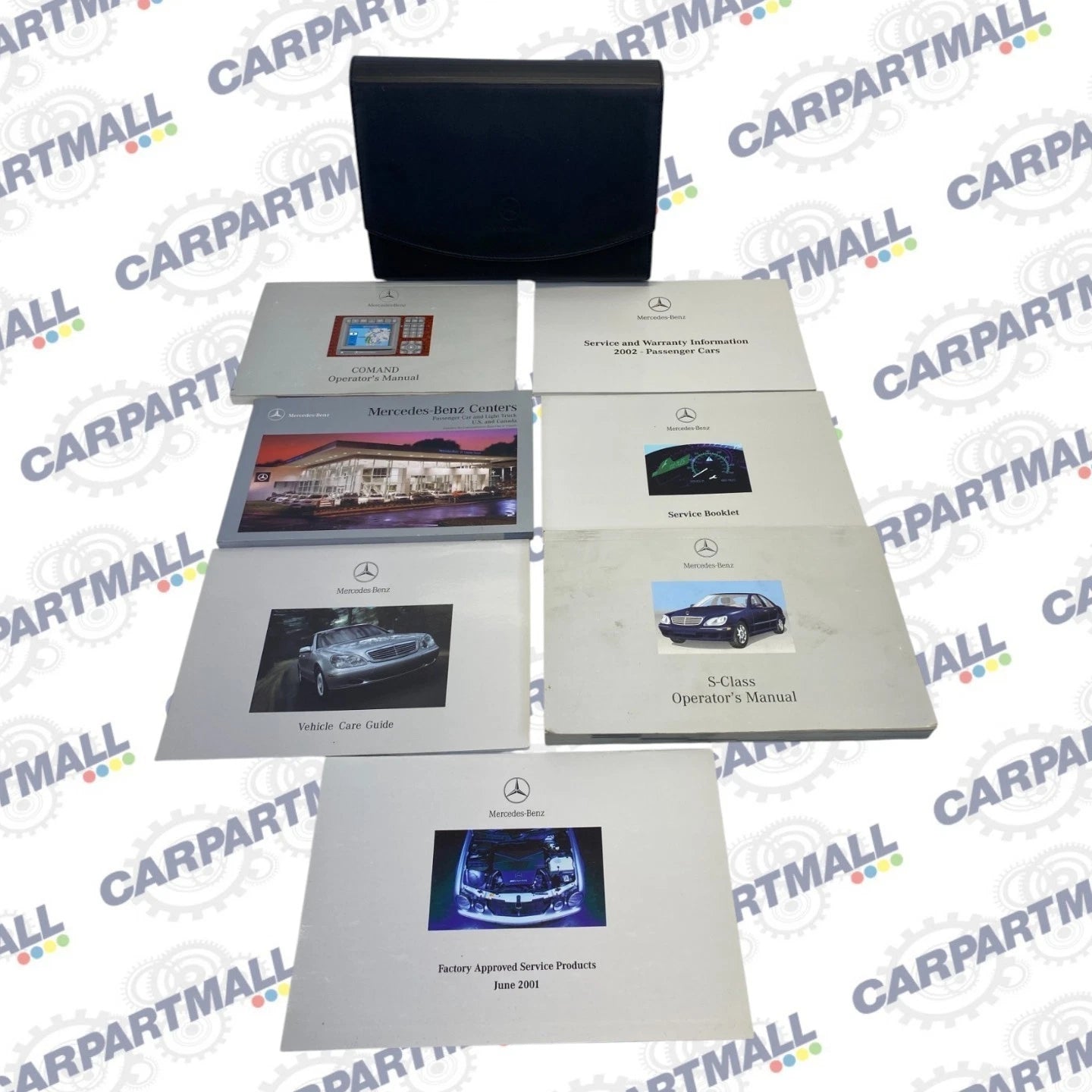 2002 MERCEDES-BENZ S430 OWNERS MANUAL WARRANTIES GUIDE BOOK INFO SET W/ CASE OEM