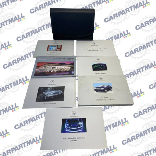 2002 MERCEDES-BENZ S430 OWNERS MANUAL WARRANTIES GUIDE BOOK INFO SET W/ CASE OEM