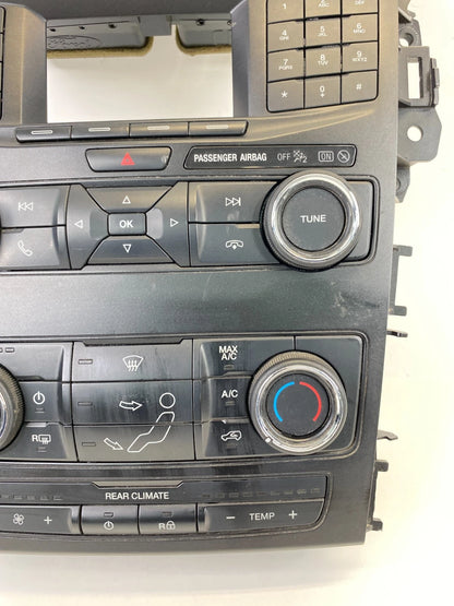 18 19 FORD EXPLORER RADIO & CLIMATE CONTROL TRIM BEZEL W/AIR VENT JB5T-18A802-LB