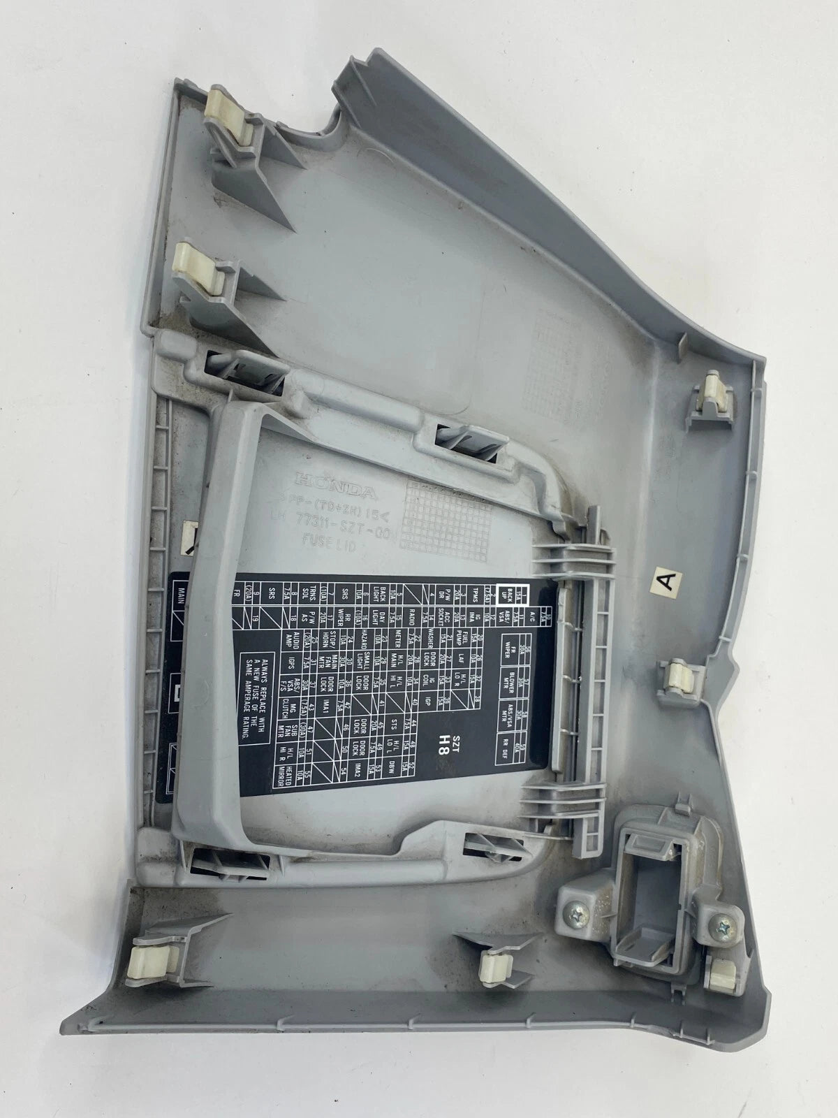 2011 2012 HONDA CR-Z LEFT FUSE LID BOX DASH COVER DOOR TRIM PANEL 77301SZTG0