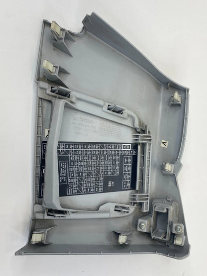 2011 2012 HONDA CR-Z LEFT FUSE LID BOX DASH COVER DOOR TRIM PANEL 77301SZTG0