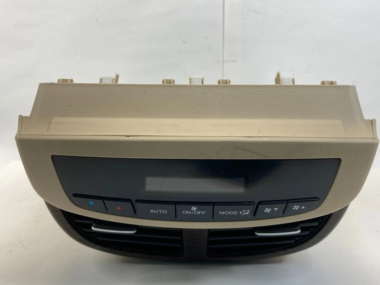 2007-2013 ACURA MDX REAR CENTER CONSOLE CLIMATE CONTROL A/C VENTS BEZEL OEM