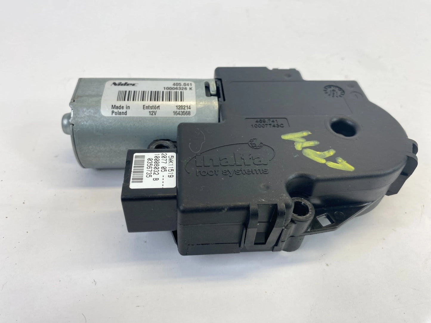 2009-2015 MERCEDES-BENZ GLK350 RIGHT SUNROOF MOON ROOF MOTOR UNIT 10007743C