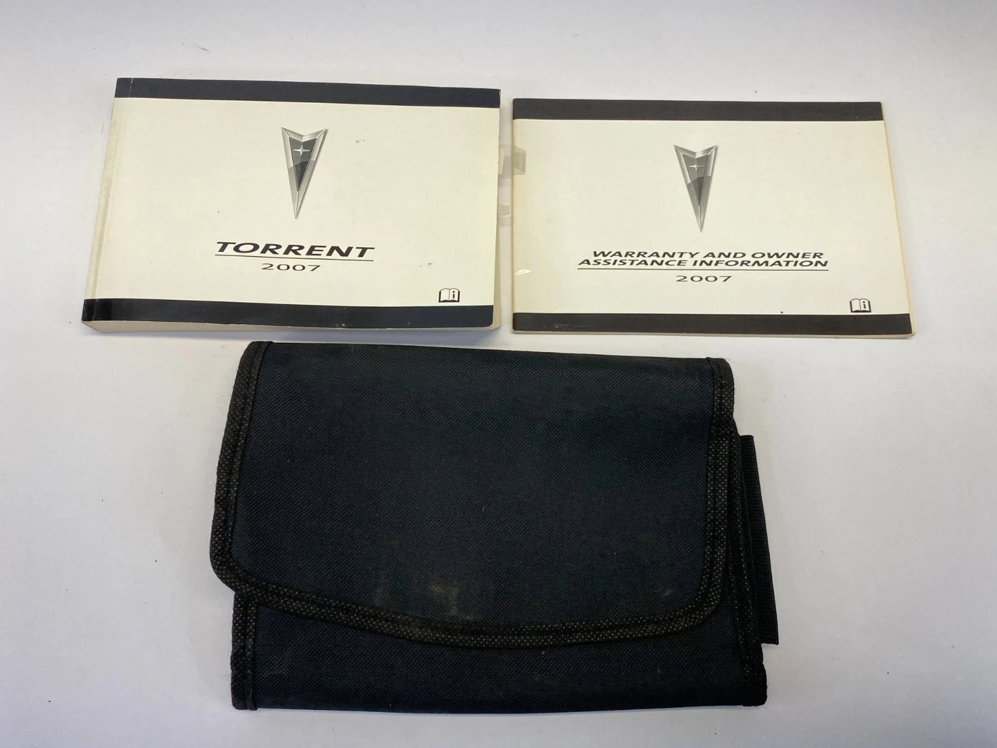 2007 PONTIAC TORRENT 3.4L V6 OWNERS MANUAL SET WITH CASE BAG OEM