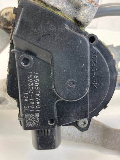 2009-2014 HONDA FIT FRONT WINDSHIELD WIPER MOTOR & LINKAGE ASSY 76505TK6A01 OEM