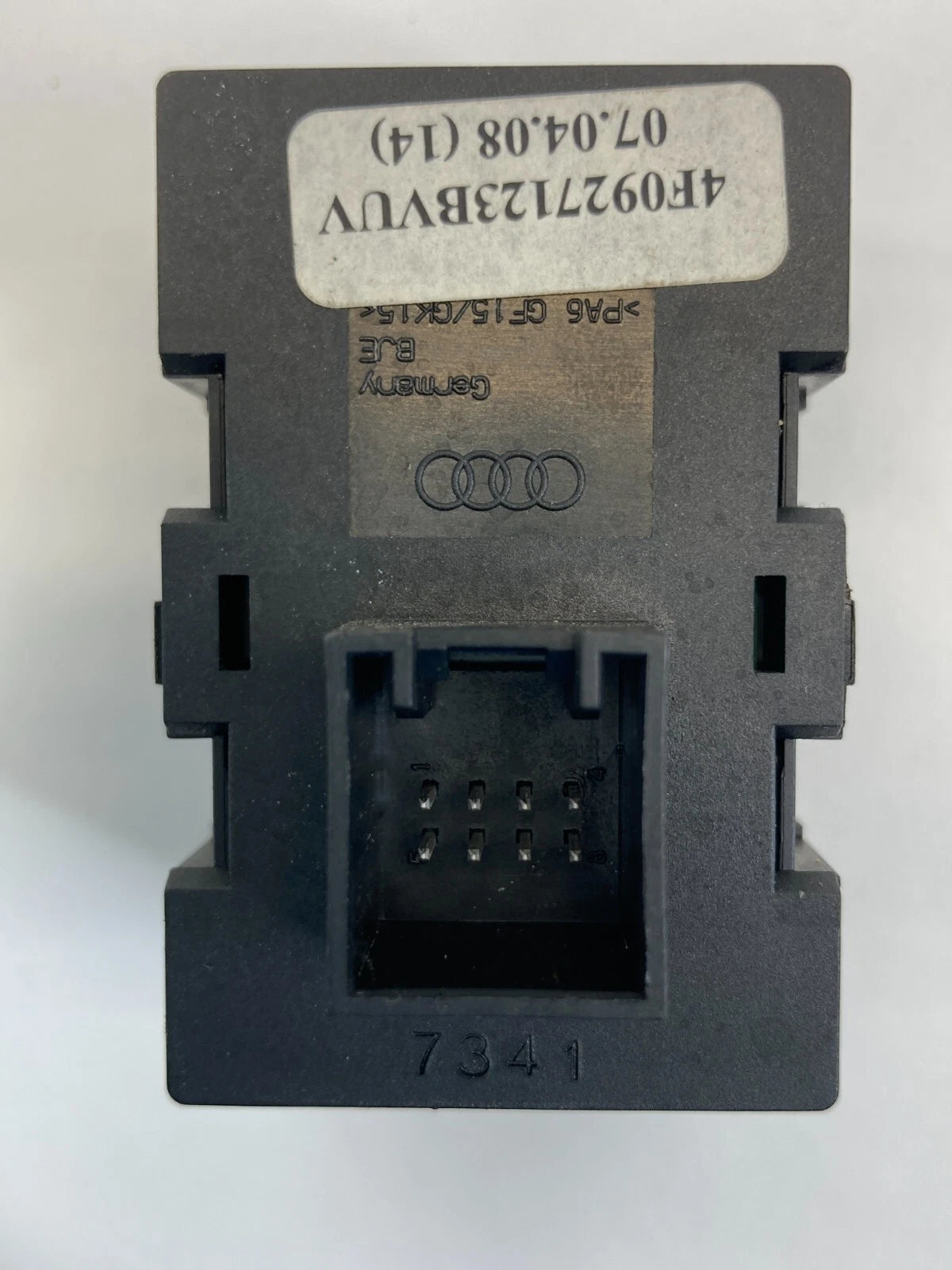 07 08 AUDI A6 DASH TRIPOMETER MULTIFUNCTION BUTTON SWITCH ASSEMBLY 4F0927123B