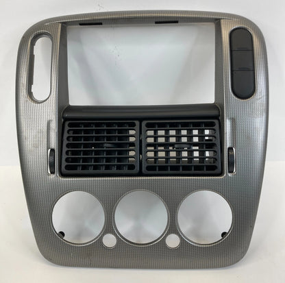02-05 FORD EXPLORER CENTER AC CLIMATE CONTROL DASH RADIO BEZEL TRIM 4L24-7804302