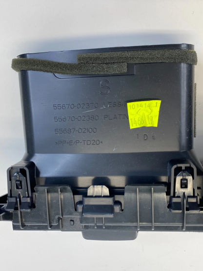 2014-2016 TOYOTA COROLLA DASH CENTER CLOCK & A/C AIR VENT GRILLE ASSEMBLY OEM