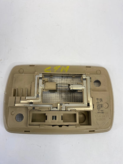 2005-2010 HONDA ODYSSEY REAR CENTER OVERHEAD DOME LAMP ASSEMBLY BEIGE OEM
