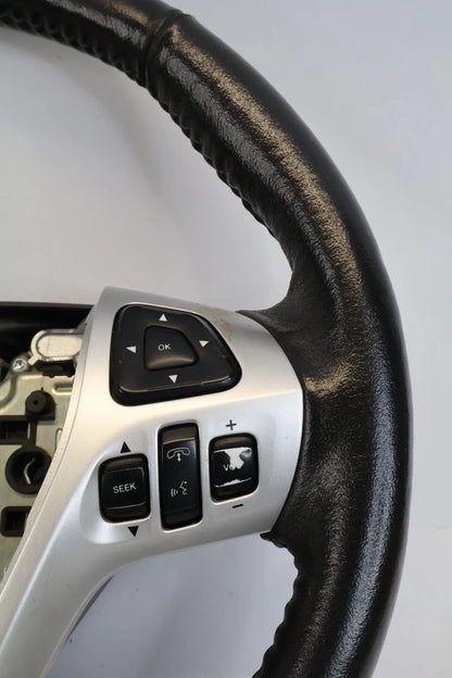 11-15 FORD EXPLORER STEERING WHEEL W CRUISE & CONTROL SWITCH BUTTONS LEATHER OEM
