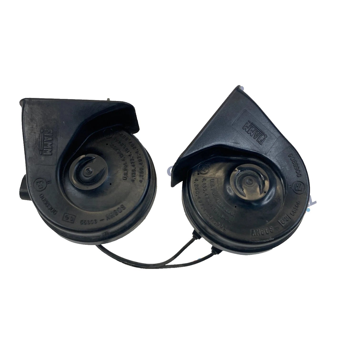 2002-2009 GMC ENVOY HIGH LOW NOTE HORN ALARM ASSEMBLY DUAL TONE FIAMM PAIR OEM