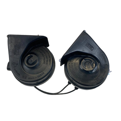 2002-2009 GMC ENVOY HIGH LOW NOTE HORN ALARM ASSEMBLY DUAL TONE FIAMM PAIR OEM