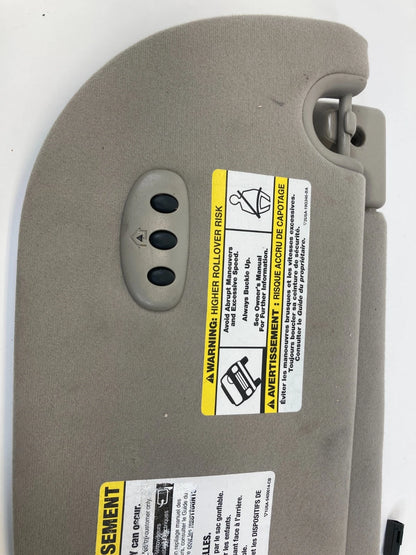 07-09 FORD EXPEDITION FRONT LEFT SUNVISOR SUN VISOR SHADE W/ ILLUMINATE MIRROR