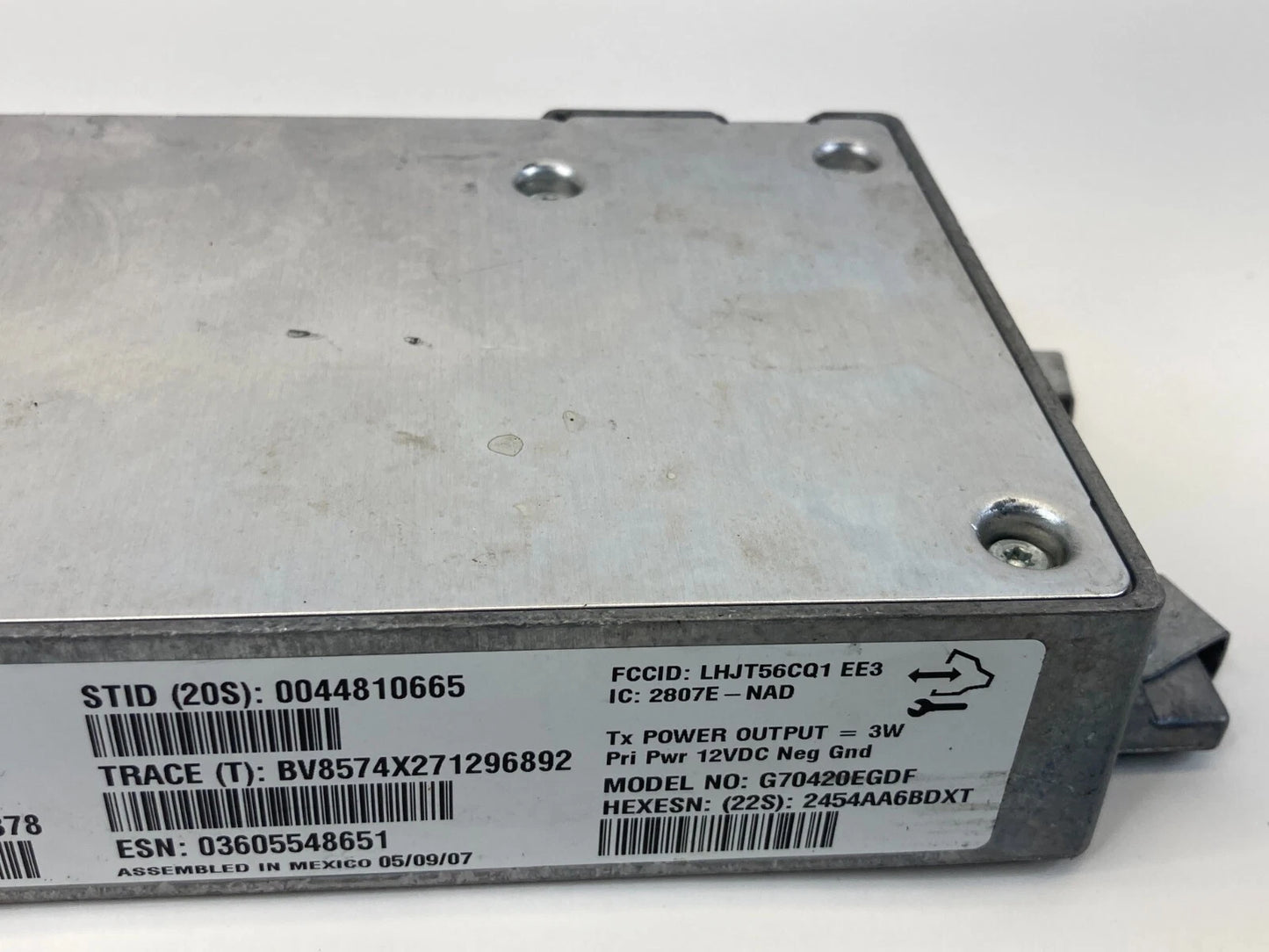 2004-2009 CADILLAC SRX ONSTAR COMMUNICATION CONTROL MODULE UNIT 25828574 OEM