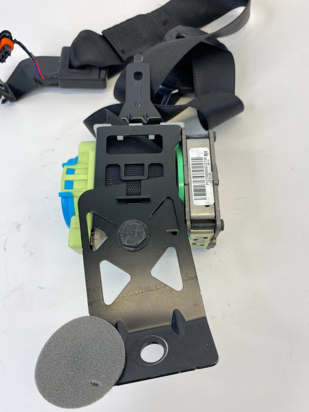 2003-2011 SAAB 9-3 FRONT RIGHT PASSENGER SEAT BELT RETRACTOR UNIT OEM 12756992