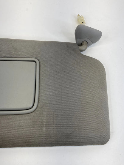 05-12 NISSAN ARMADA FRONT RIGHT PASSENGER LIGHTED SUNVISOR SUN VISOR GRAY OEM