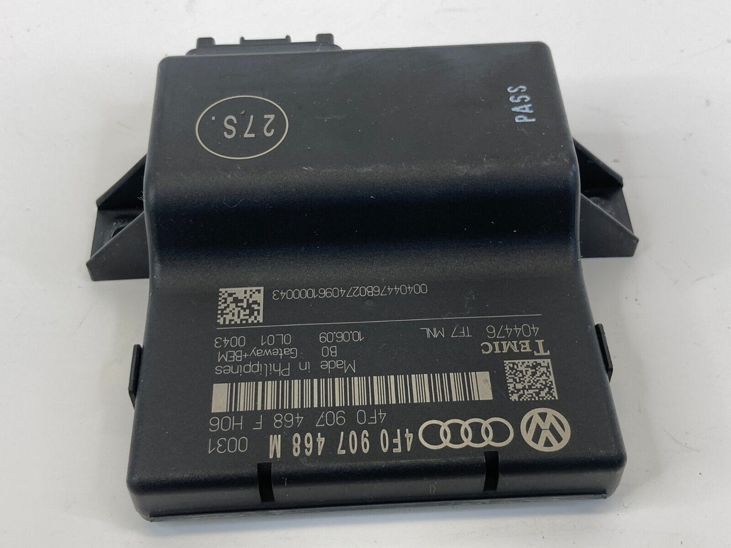 2009-2011 Audi A6 Quattro 3.0L V6 Gateway Control Module Unit 4F0-907-468-F OEM