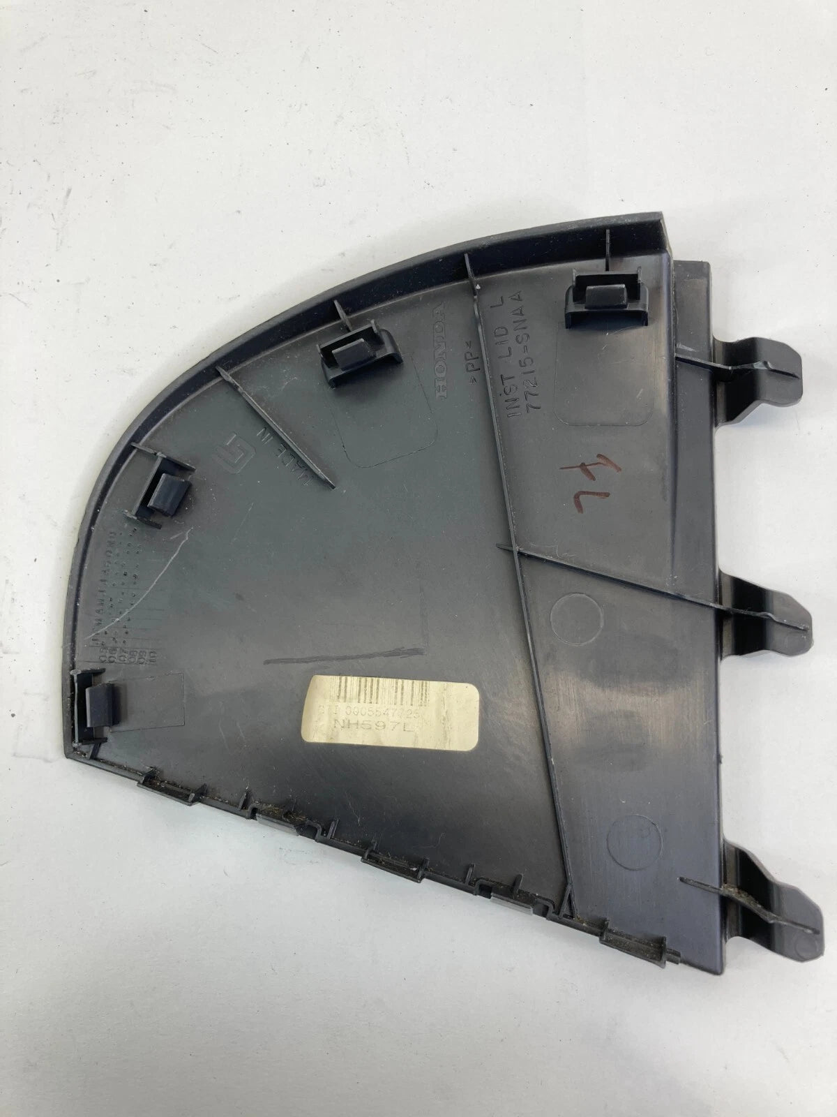 2006-2011 HONDA CIVIC LEFT DRIVER SIDE DASH END CAP COVER TRIM 77215-SNA OEM