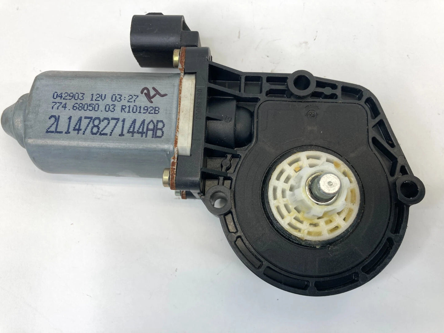 03-06 LINCOLN NAVIGATOR REAR LEFT SIDE DOOR POWER WINDOW MOTOR 2L147827144AB OEM