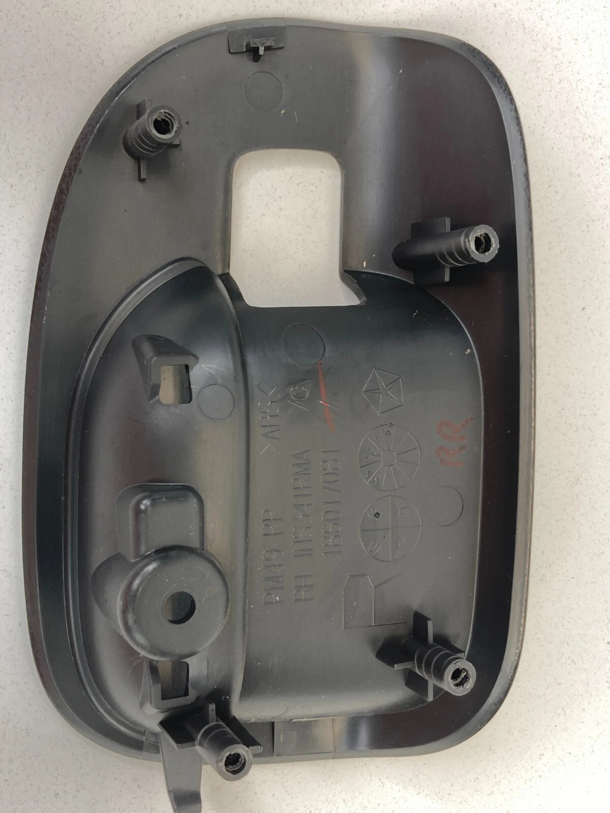 2007-2010 DODGE CALIBER REAR RIGHT INTERIOR INNER DOOR HANDLE BEZEL COVER TRIM