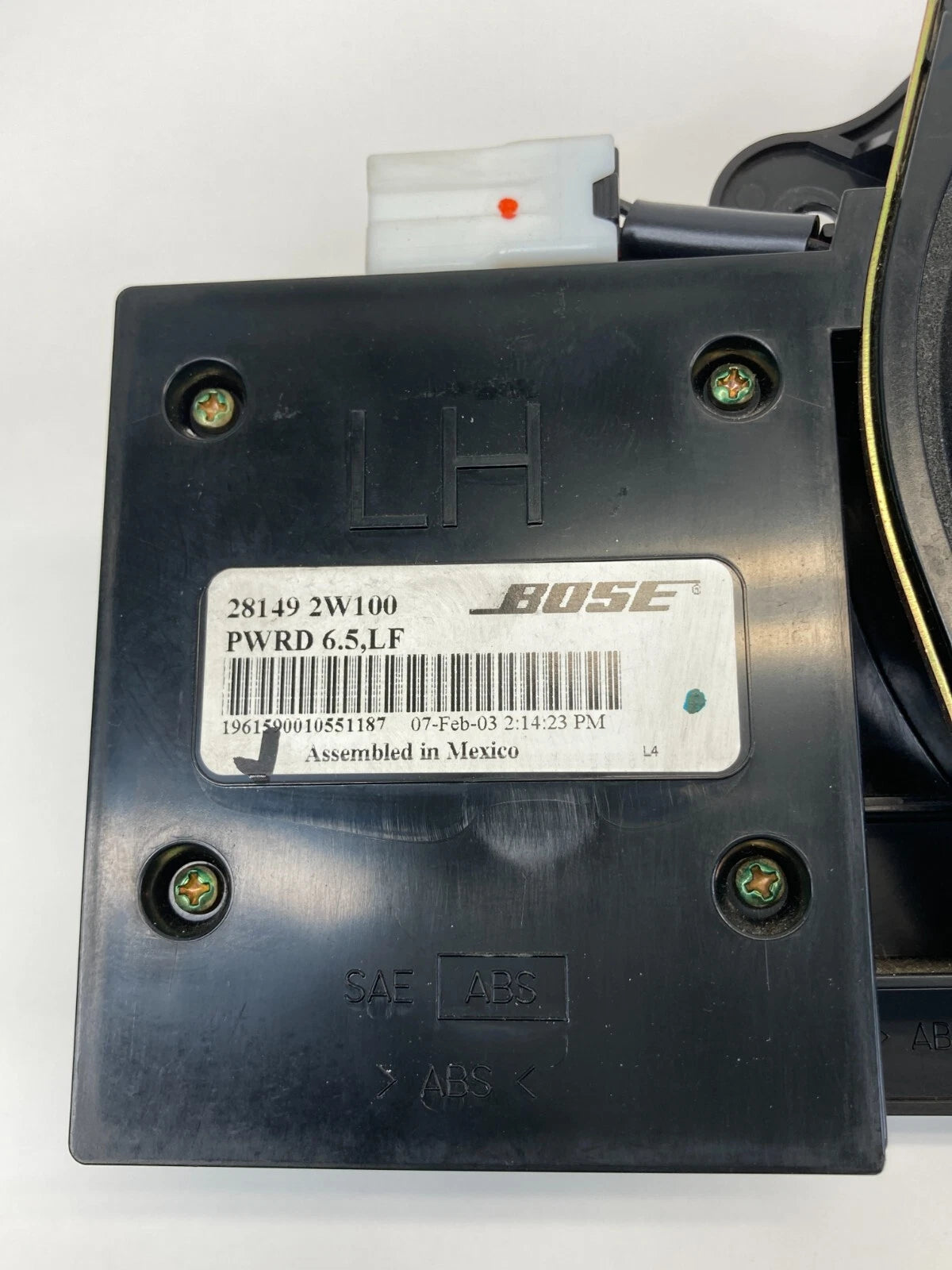 1996-2004 NISSAN PATHFINDER FRONT LEFT DOOR SPEAKER AMPLIFIER 28149 2W100 OEM