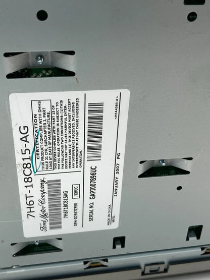 2007 07 LINCOLN MKZ RADIO AM/FM CD PLAYER RECEIVER PIONEER 7H6T-18K931-AF OEM