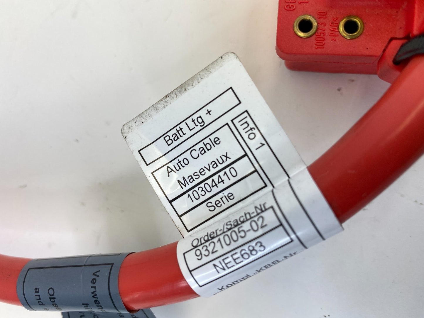 2014 2015 2016 2017 BMW X3 Positive Battery Terminal Cable 10304410 OEM