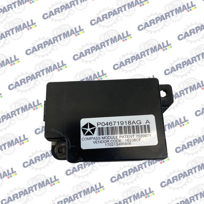 2011-2014 DODGE AVENGER 2.4L COMPASS & TEMPERATURE CONTROL MODULE P04671918AG