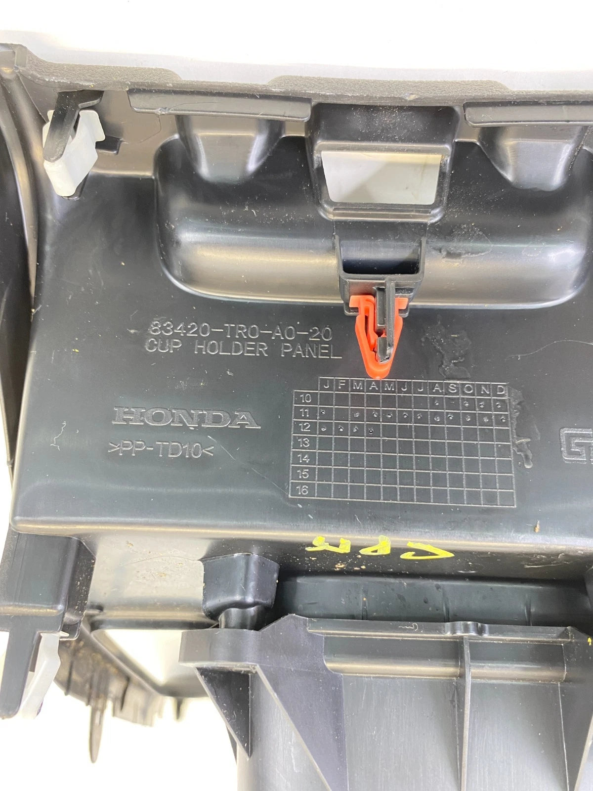 2012 2013 HONDA CIVIC CENTER CONSOLE CUP HOLDER TRIM PANEL BEZEL 83420TR0A020