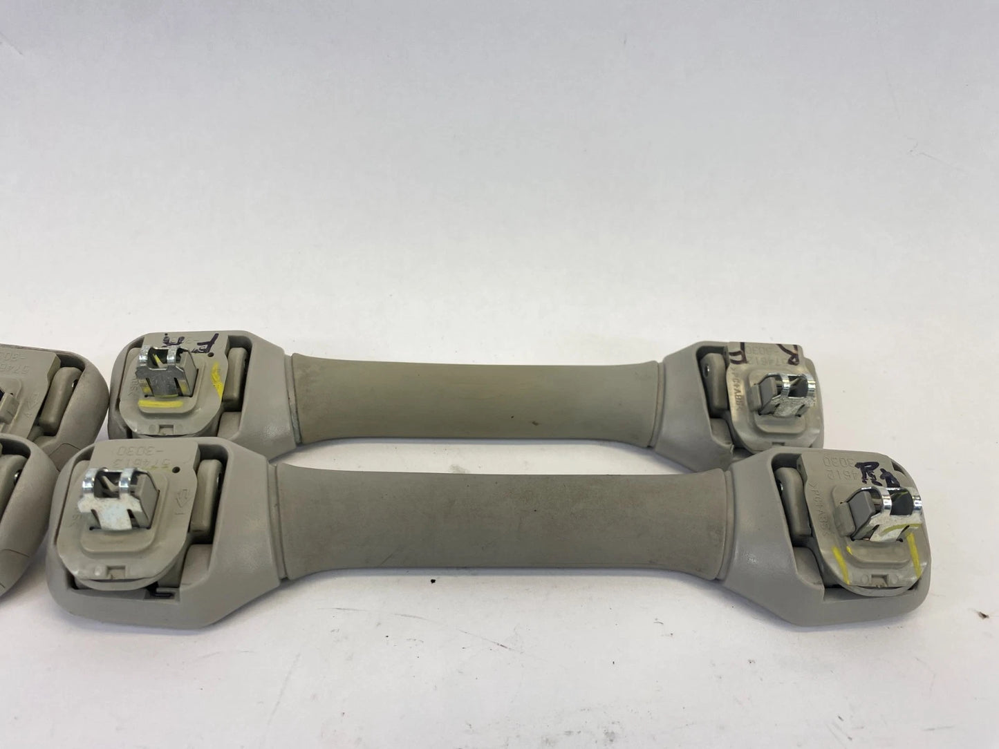 2006-2013 LEXUS IS250 ROOF OVERHEAD LEFT & RIGHT GRAB HANDLE SET 574613-3030 OEM