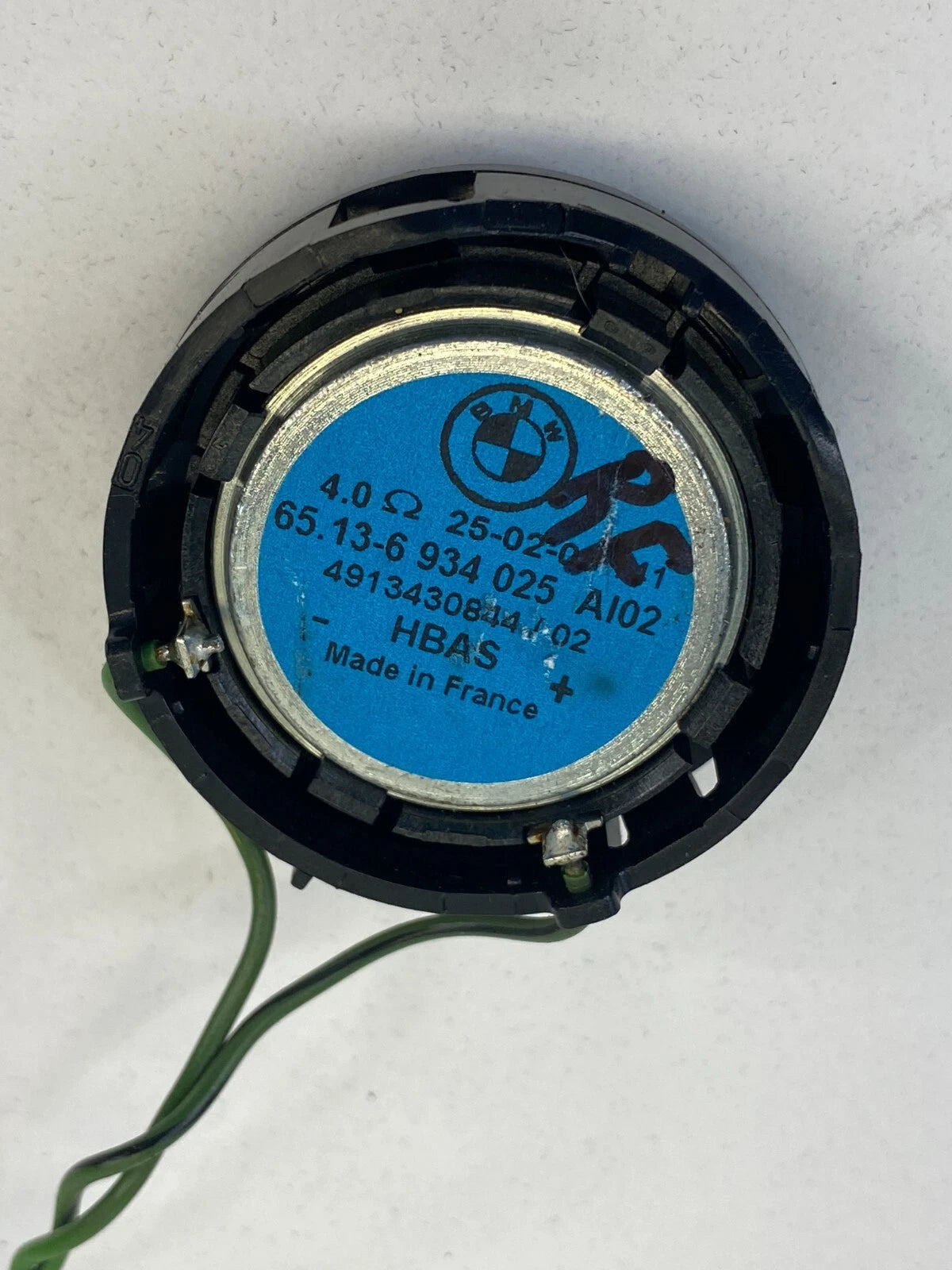 2007-2013 BMW 328I FRONT RIGHT SIDE DOOR TWEETER SPEAKER AUDIO 65136934025 OEM