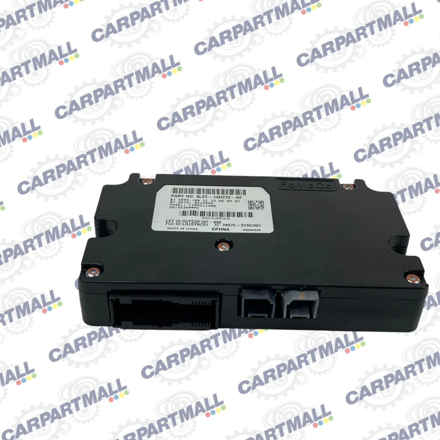 2008 FORD FOCUS SYNC COMMUNICATION CONTROL MODULE COMPUTER UNIT 8L2T-14D212-AF