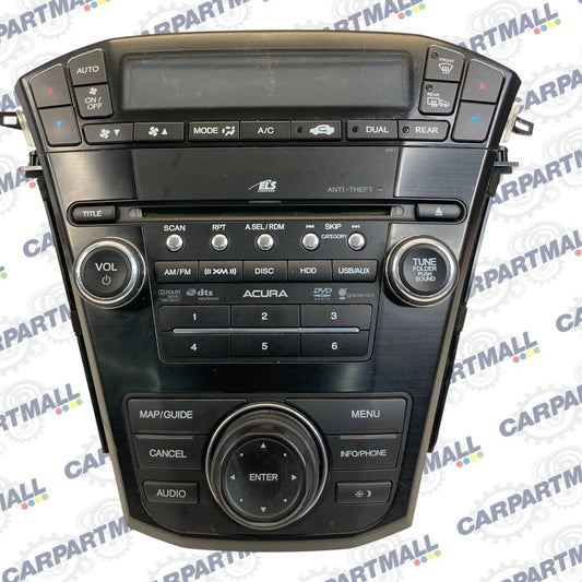 10-13 ACURA MDX DASH RADIO STEREO RECEIVER NAVIGATION PANEL W/ CLIMATE CONTROL