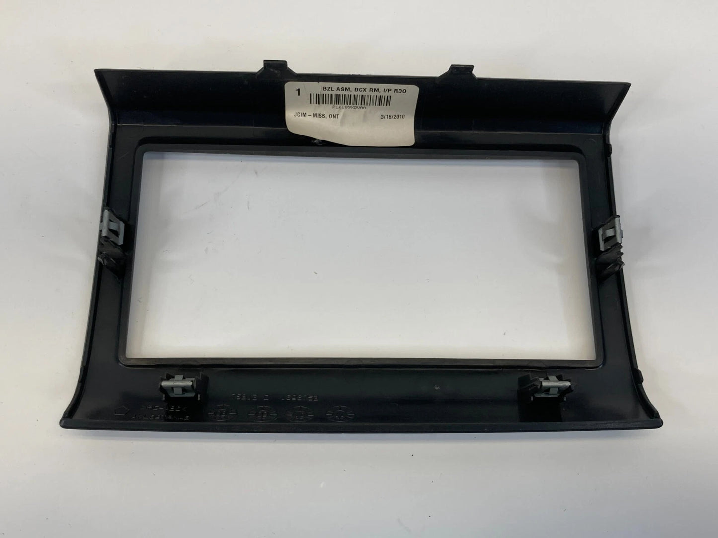 09-14 VOLKSWAGEN ROUTAN CENTER DASH PANEL RADIO COVER TRIM BEZEL 1KL89XDVAA OEM