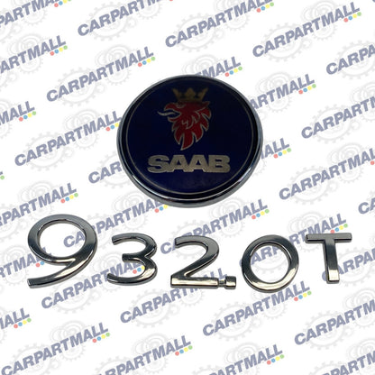2003-2007 Saab 9-3 2.0T Rear Trunk Lid Emblem Badge Logo Symbol 12785871 OEM