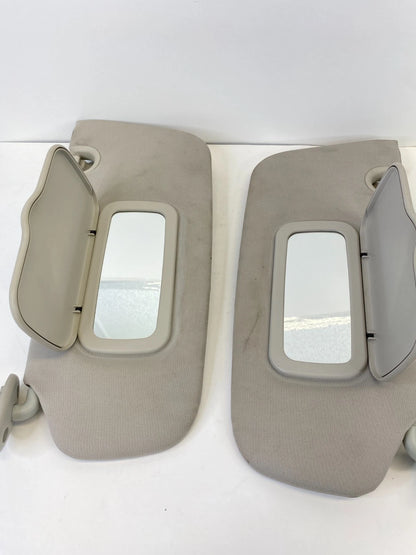 2010-2012 DODGE CALIBER SUNVISOR SET SUN VISOR PAIR LEFT RIGHT GREY OEM