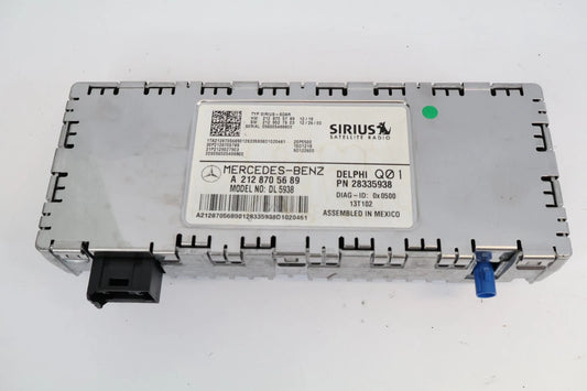 10-16 MERCEDES-BENZ E350 E550 SIRIUS SATELLITE RADIO AUDIO MODULE OEM 2128705689