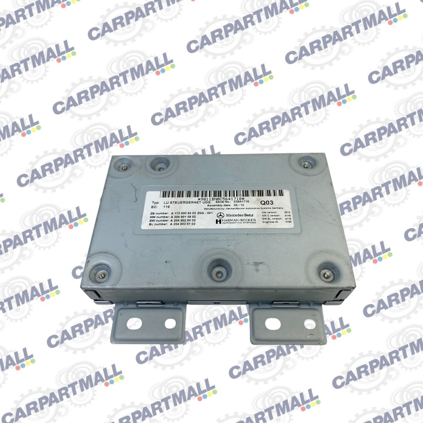 2012-2016 Mercedes-Benz E350 Communication Interface Module A172-900-93-02 OEM