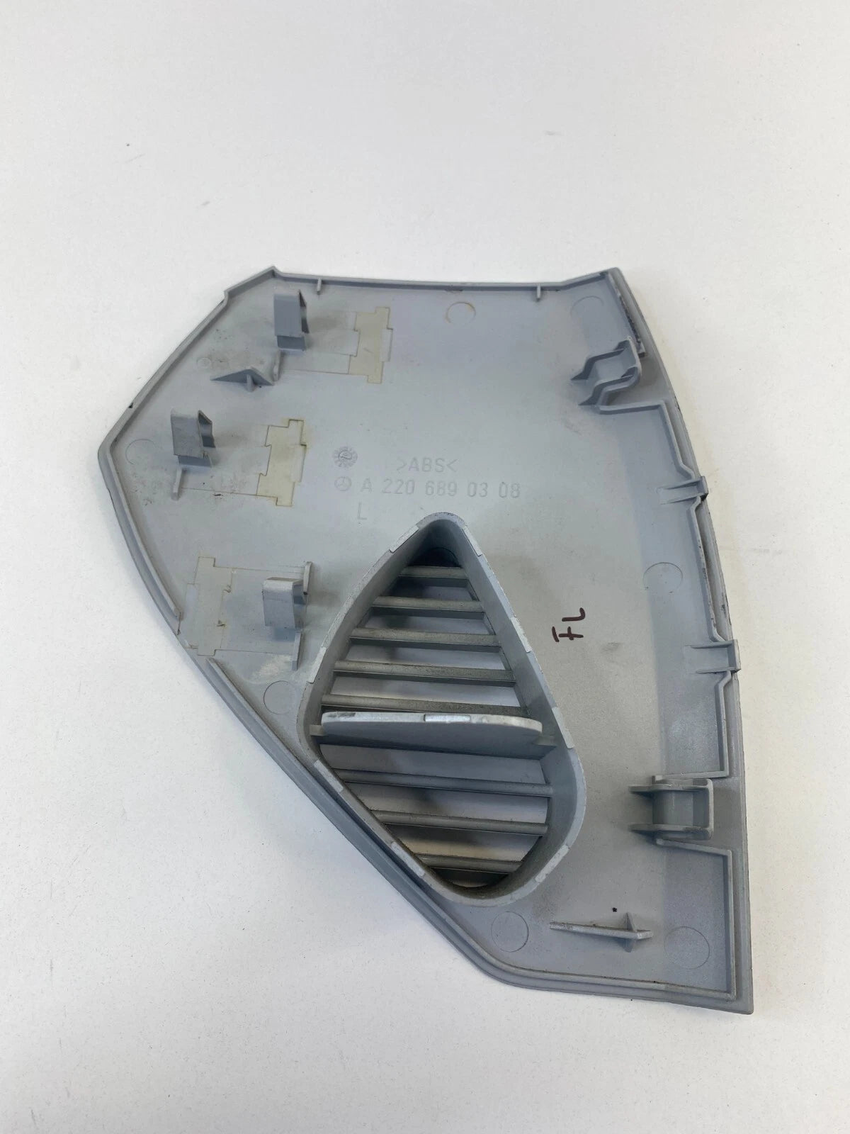 00-06 MERCEDES-BENZ S500 FRONT LEFT DRIVER DASH END CAP TRIM COVER A2206890308