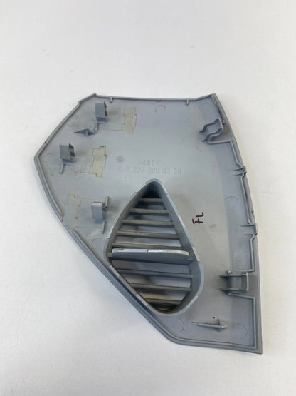 00-06 MERCEDES-BENZ S500 FRONT LEFT DRIVER DASH END CAP TRIM COVER A2206890308