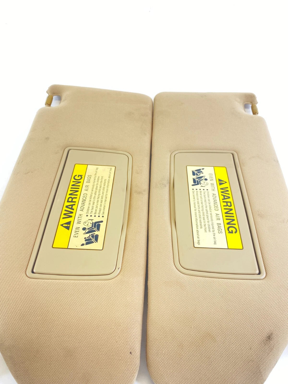 2005-2007 HONDA ODYSSEY LEFT RIGHT SUNVISOR SET SUN VISOR PAIR W ILLUMINATION