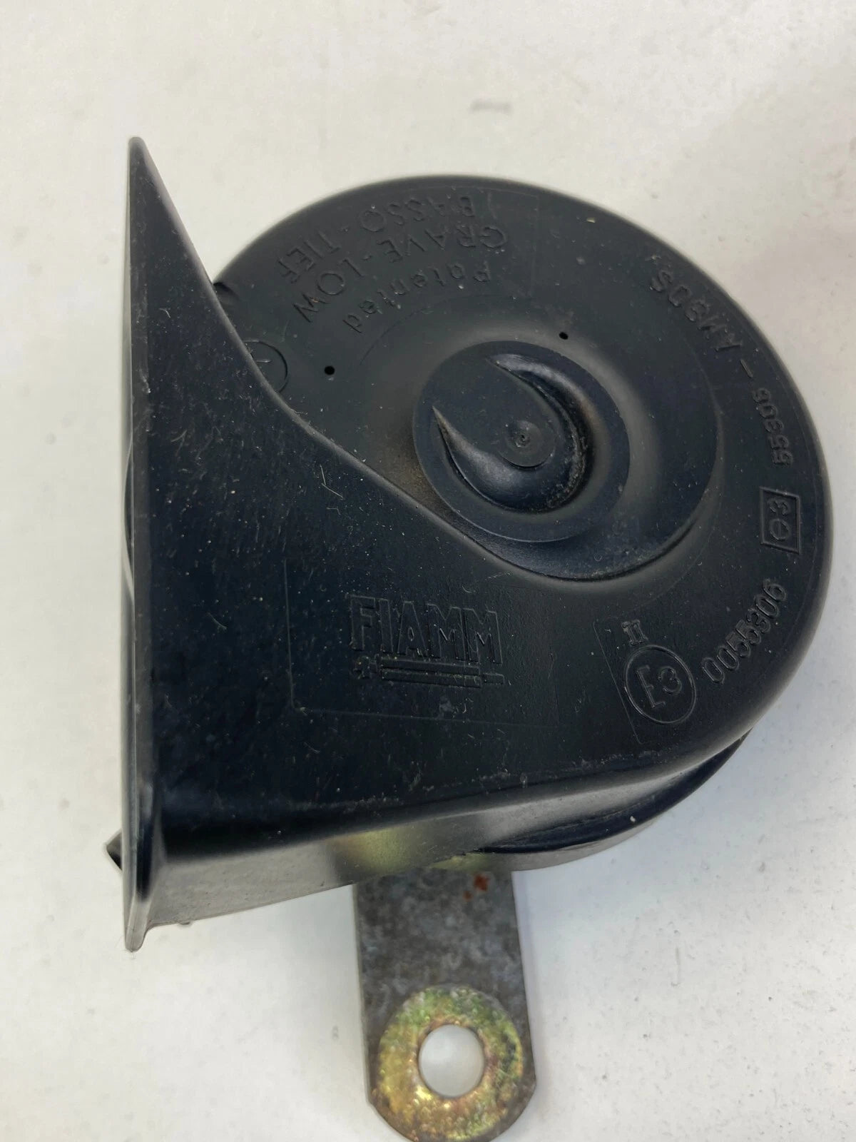 2002-2008 MINI COOPER LOW TONE HORN NOTE SIGNAL ALARM SIREN E3-0055306 OEM