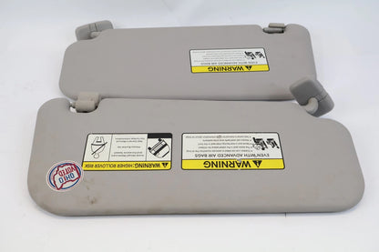 2010-2013 KIA SOUL SUNVISOR LEFT & RIGHT SUN VISORS SET PAIR SHADE GRAY OEM