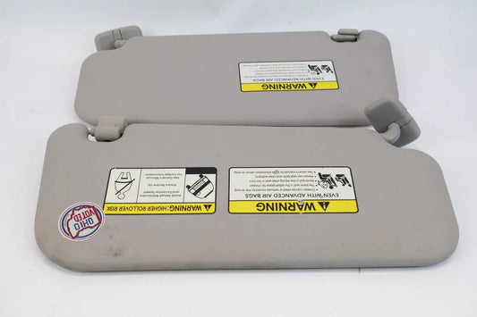 2010-2013 KIA SOUL SUNVISOR LEFT & RIGHT SUN VISORS SET PAIR SHADE GRAY OEM