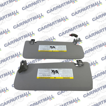 2011-2017 BMW X3 Front Left & Right Windshield Sun Visor Sunvisor Set Pair OEM