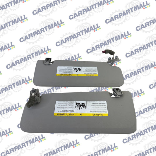 2011-2017 BMW X3 Front Left & Right Windshield Sun Visor Sunvisor Set Pair OEM