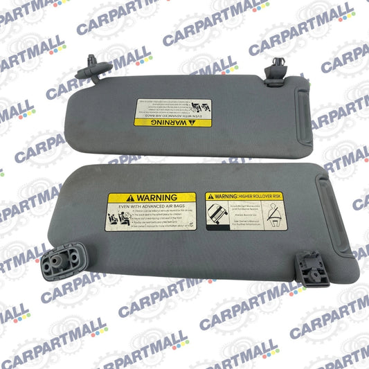 2011-2013 KIA SORENTO LEFT & RIGHT SUN VISOR SET DRIVER PASSENGER SHADE OEM